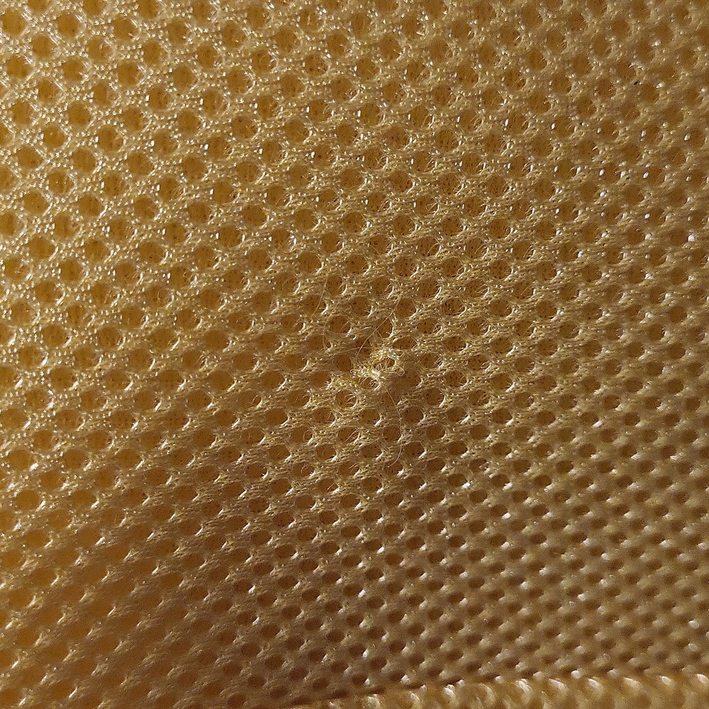 Summer yellow Calvin Klein poly pique honeycomb dress. - Picture 4 of 5